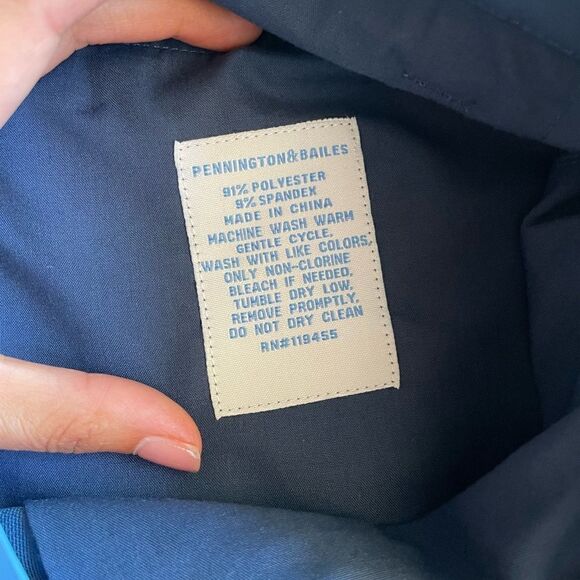 Pennington & Bailes Men Blue Shorts - Size 34 NWT - Picture 4 of 8